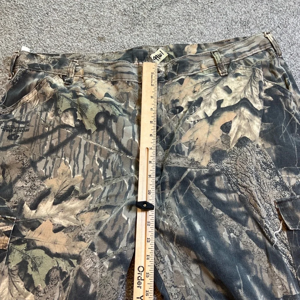 vtg Mossy Oak camo Pants Mens XL Breakup USA cargo Hunting streetwear utility 90